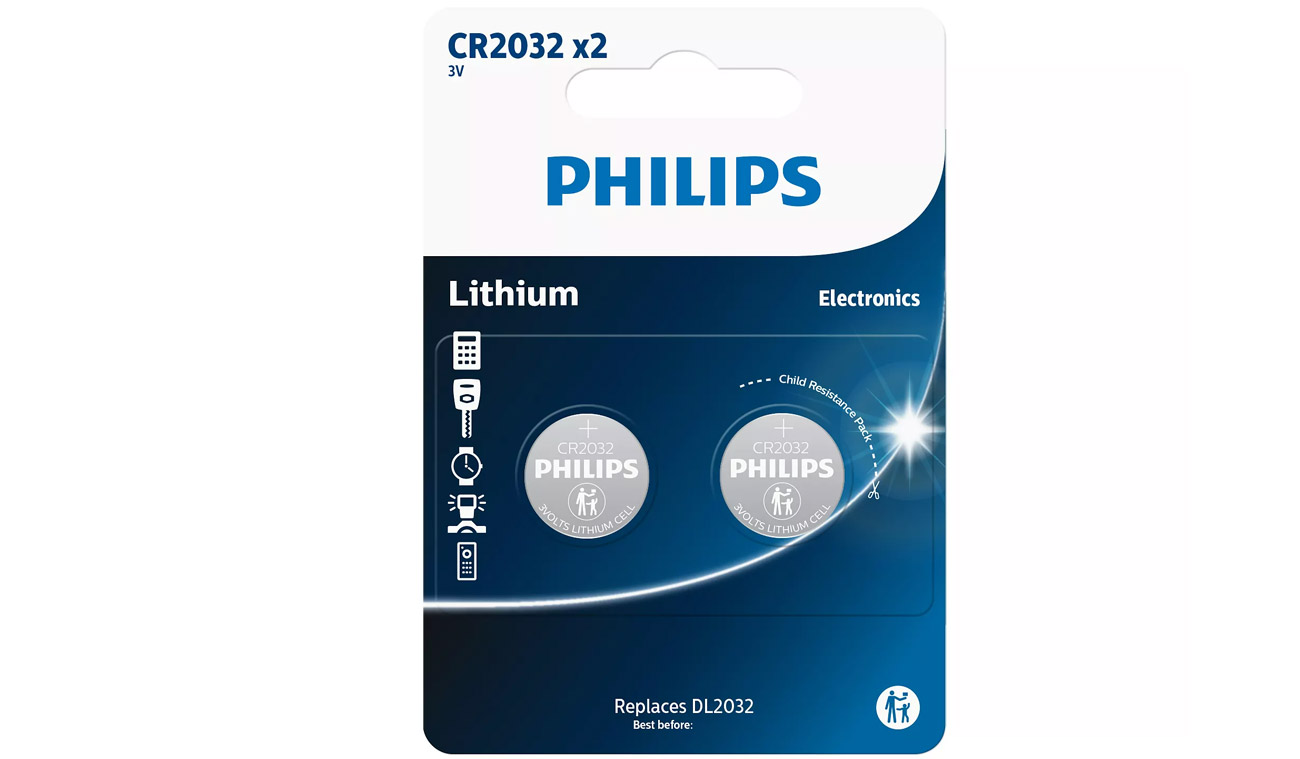 Bateria Philips CR2032