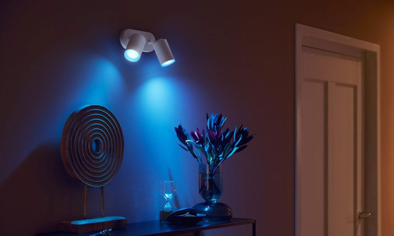 Szeroka paleta odcieni białego i kolorowego światła