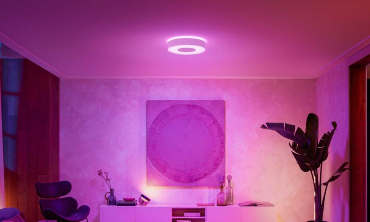 Lampa sufitowa Philips Hue Infuse M Biała - Szeroka paleta odcieni białego i kolorowego światła