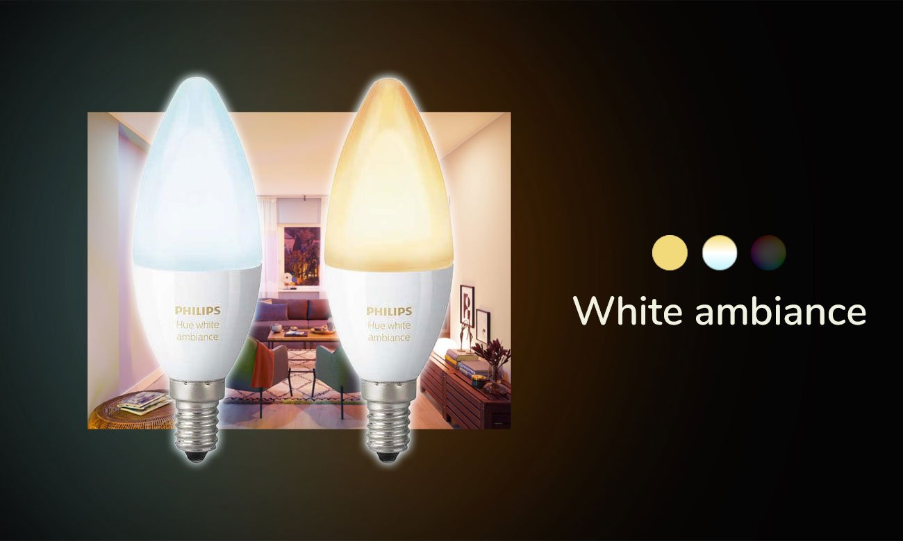 Philips Hue White Ambiance (2szt. E14)