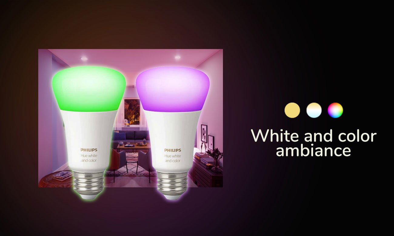 Philips Hue White and Color Ambiance (2szt. E27)