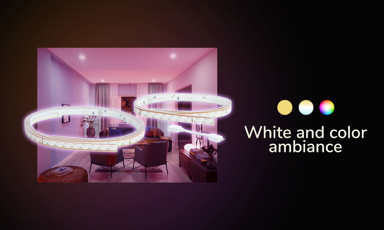 Philips Hue White and Color Ambiance Taśma LED (2+1metr)