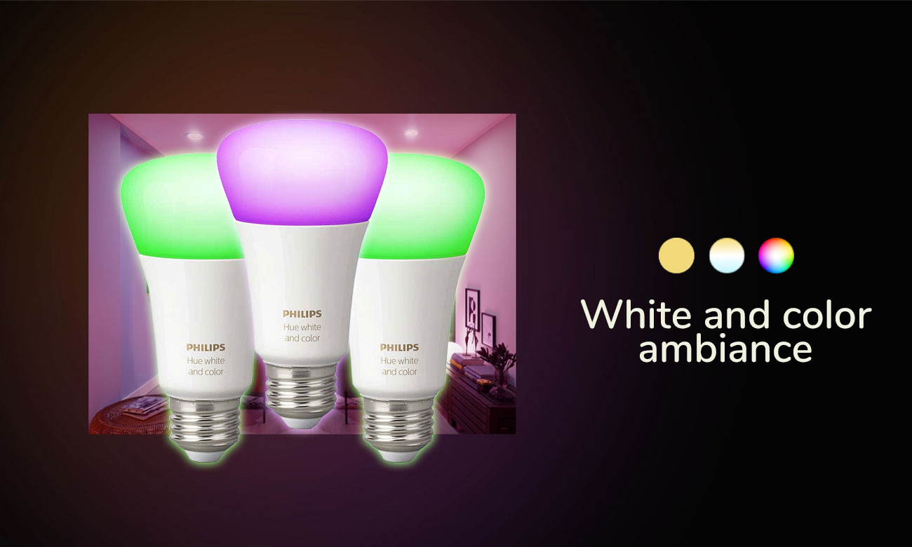 Philips Hue White and Color Ambiance (3szt. E27)