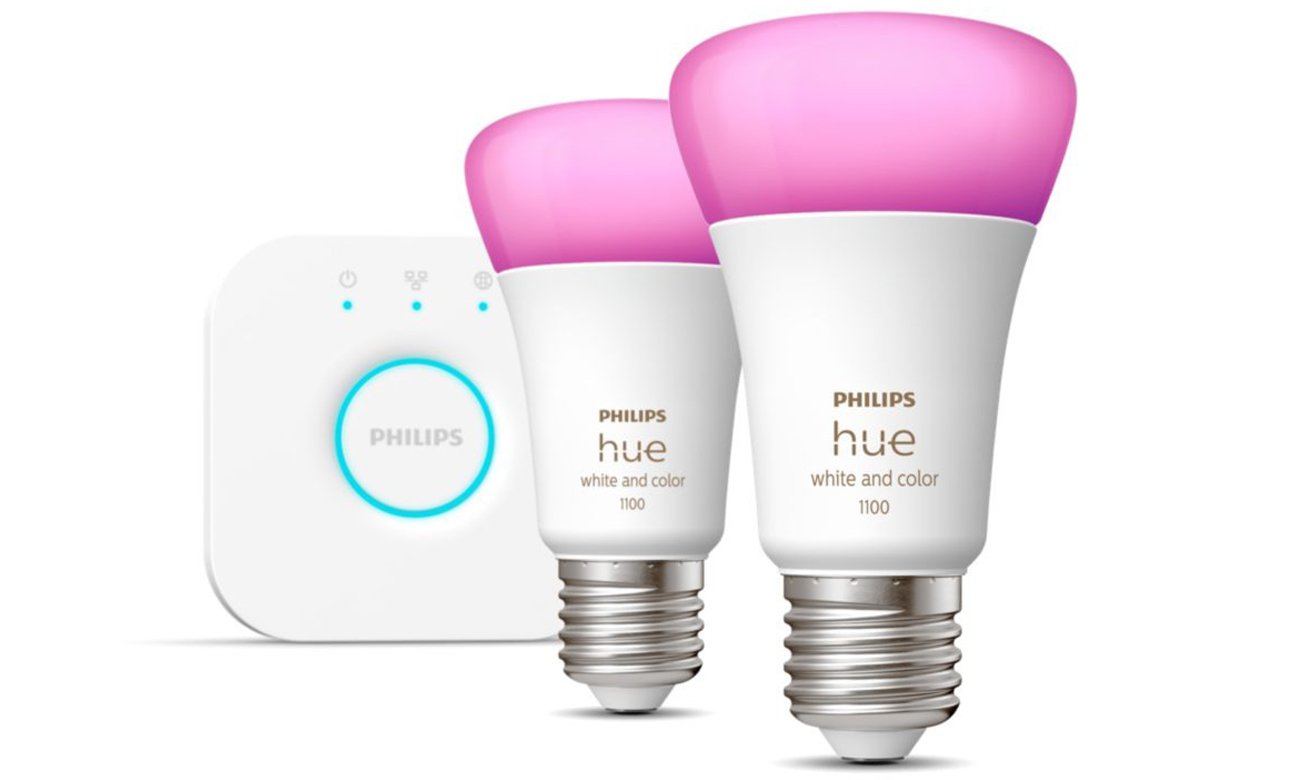 Philips Hue White and Color Ambiance (2 szt. E27 + mostek)