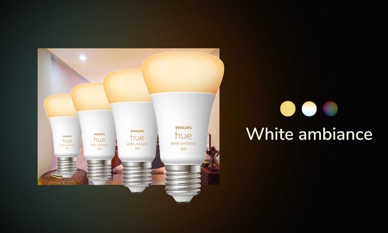 Intelligente Glühbirne Philips Hue White Ambiance 4xE27 800lm