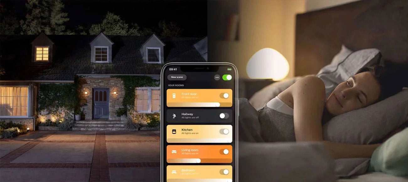 Philips Hue Automatische Hausbeleuchtung