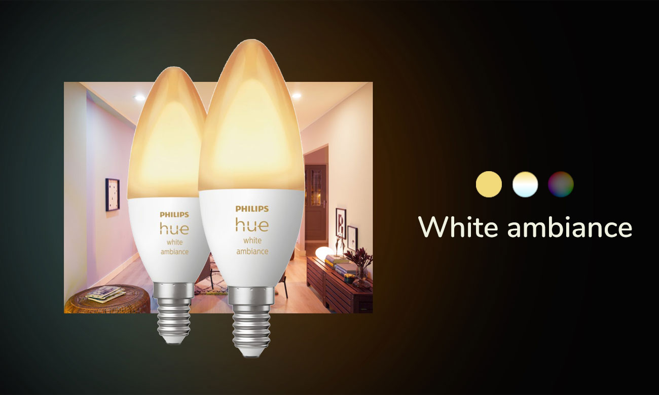 Żarówka Philips Hue White Ambiance (2xE14)