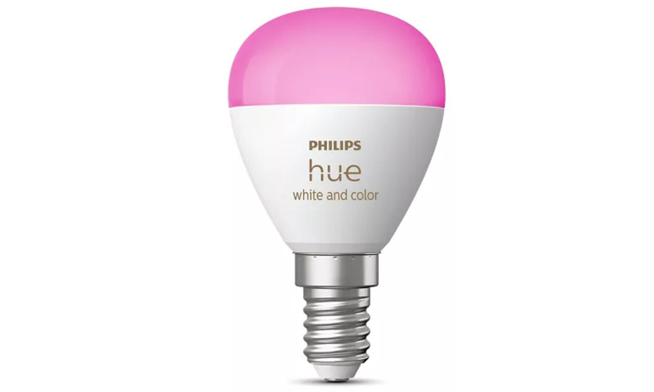 Philips Hue White and color ambiance Żarówka kulka E14 470 lm