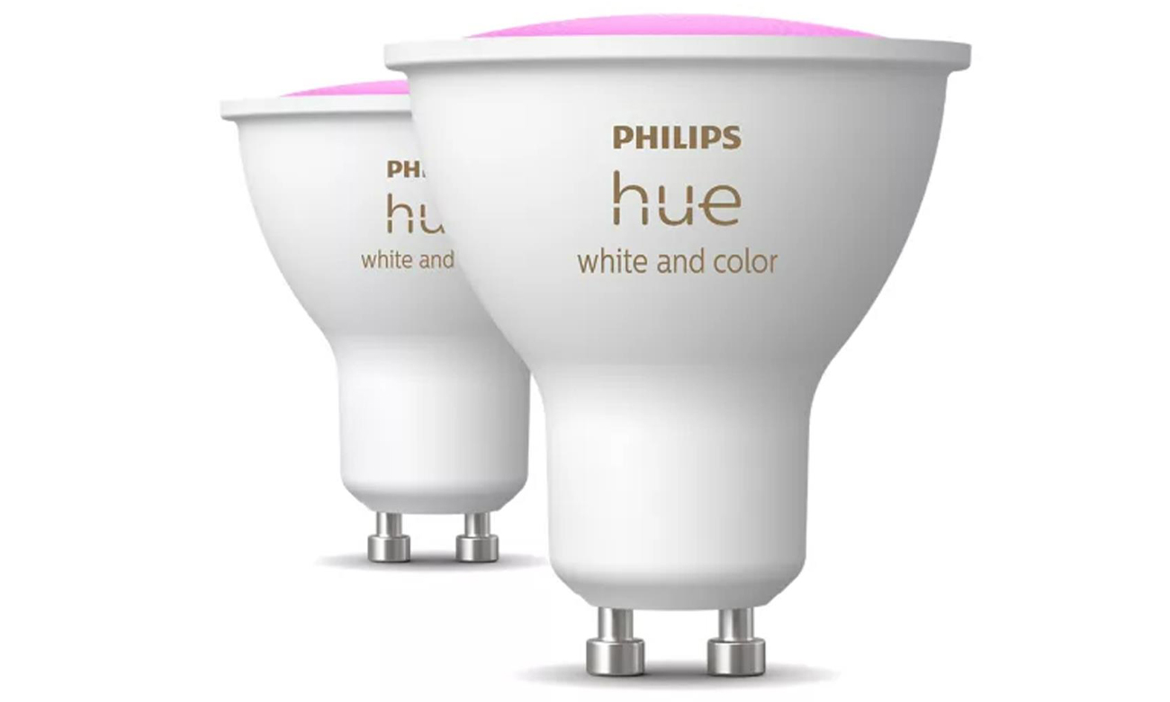 Philips Hue White and color ambiance Inteligentny reflektor GU10 (2 sztuki)