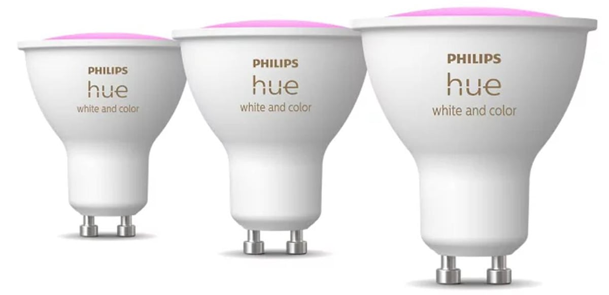 Philips Hue White and Color Ambiance Intelligente Spot-Reflektoren GU10