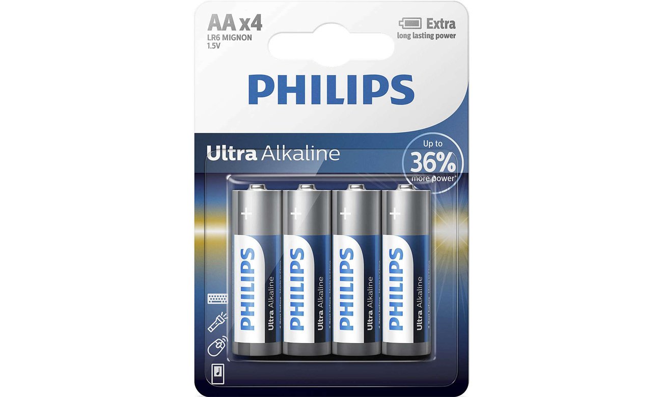 Baterie alkaliczna Philips Ultra Alkaline AA 4szt.