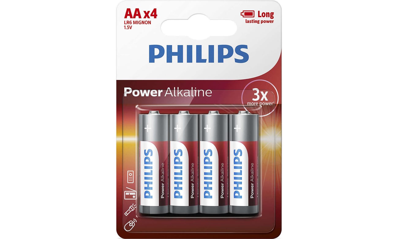 Baterie alkaliczne Philips Power Alkaline AA 4szt.