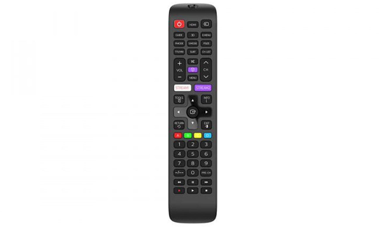 Pilot uniwersalny Philips SRP4010/10 do TV Samsung - Widok od przodu
