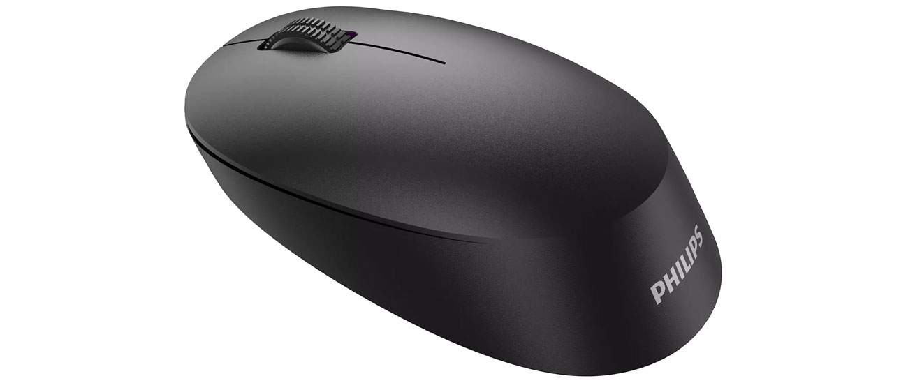 Myszka bezprzewodowa Philips SPK7307B kształt