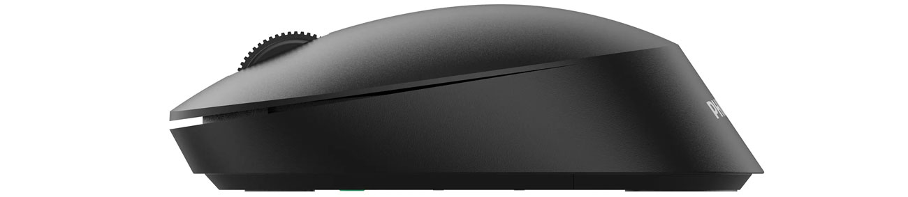 Myszka bezprzewodowa Philips SPK7307B widok z boku