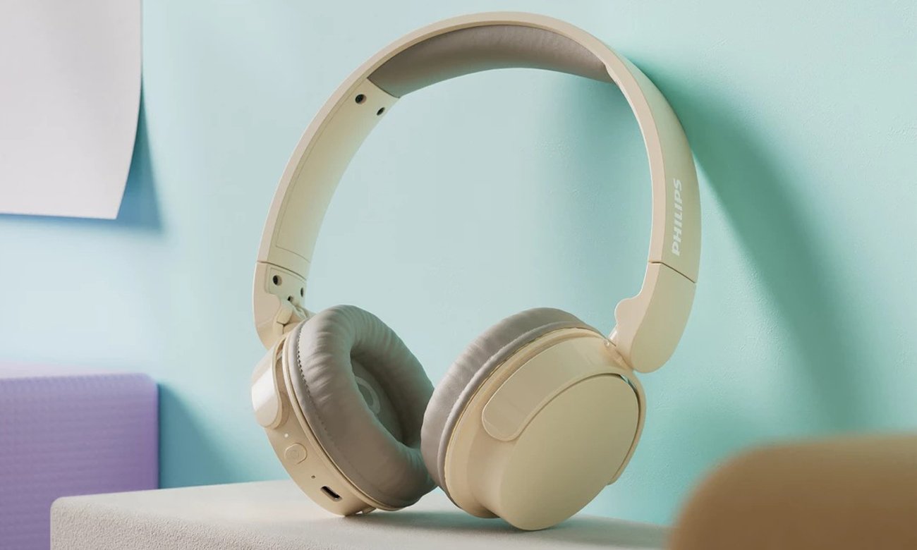 Kabellose Over-Ear-Kopfhörer Philips TAH3209 Beige