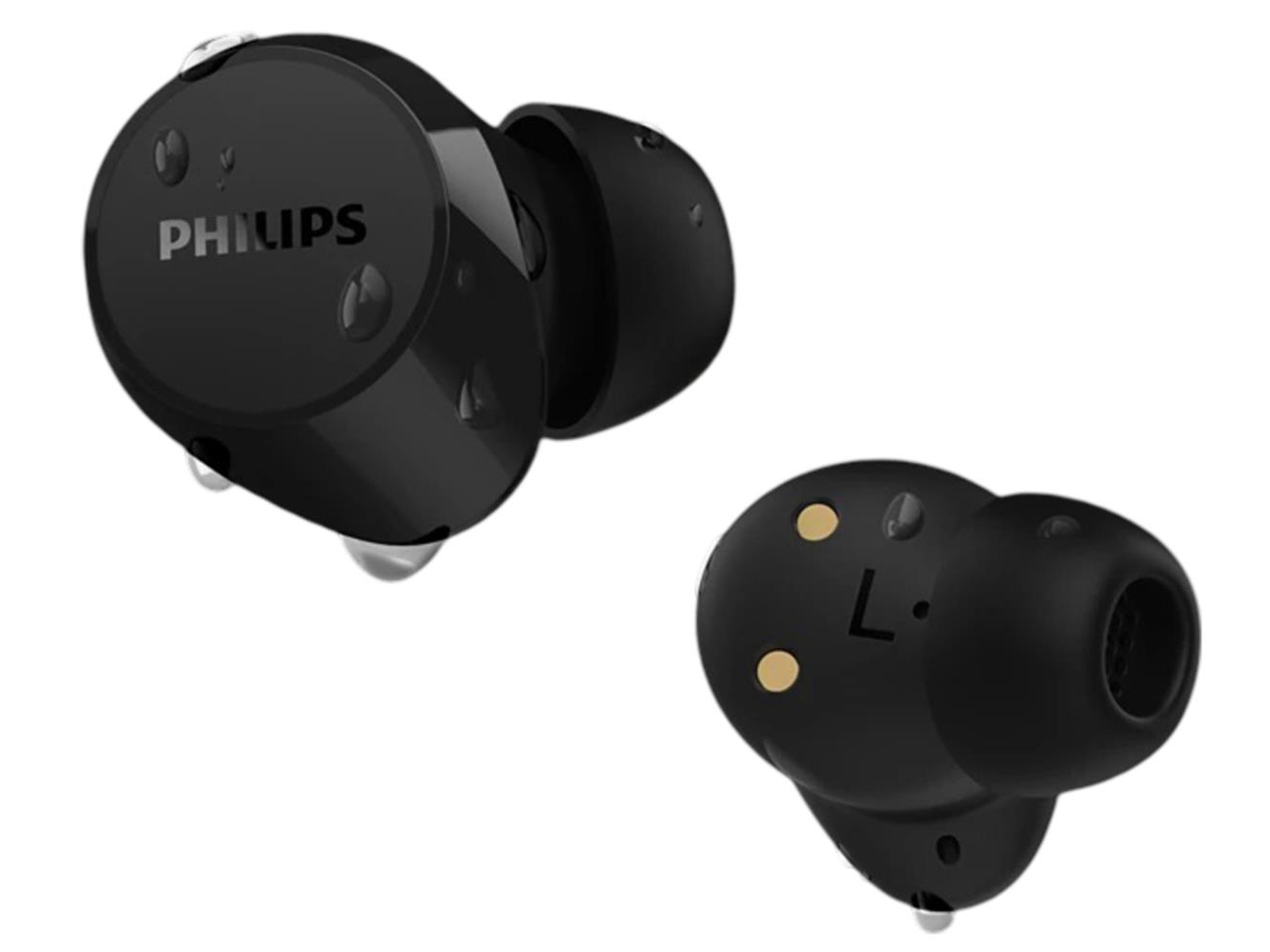 Słuchawki bezprzewodowe Philips TAT1209 Czarne - Widok lewej i prawej słuchawki