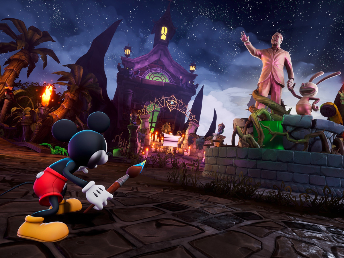 Zrzut ekranu screenshot z gry Disney Epic Mickey: Rebrushed