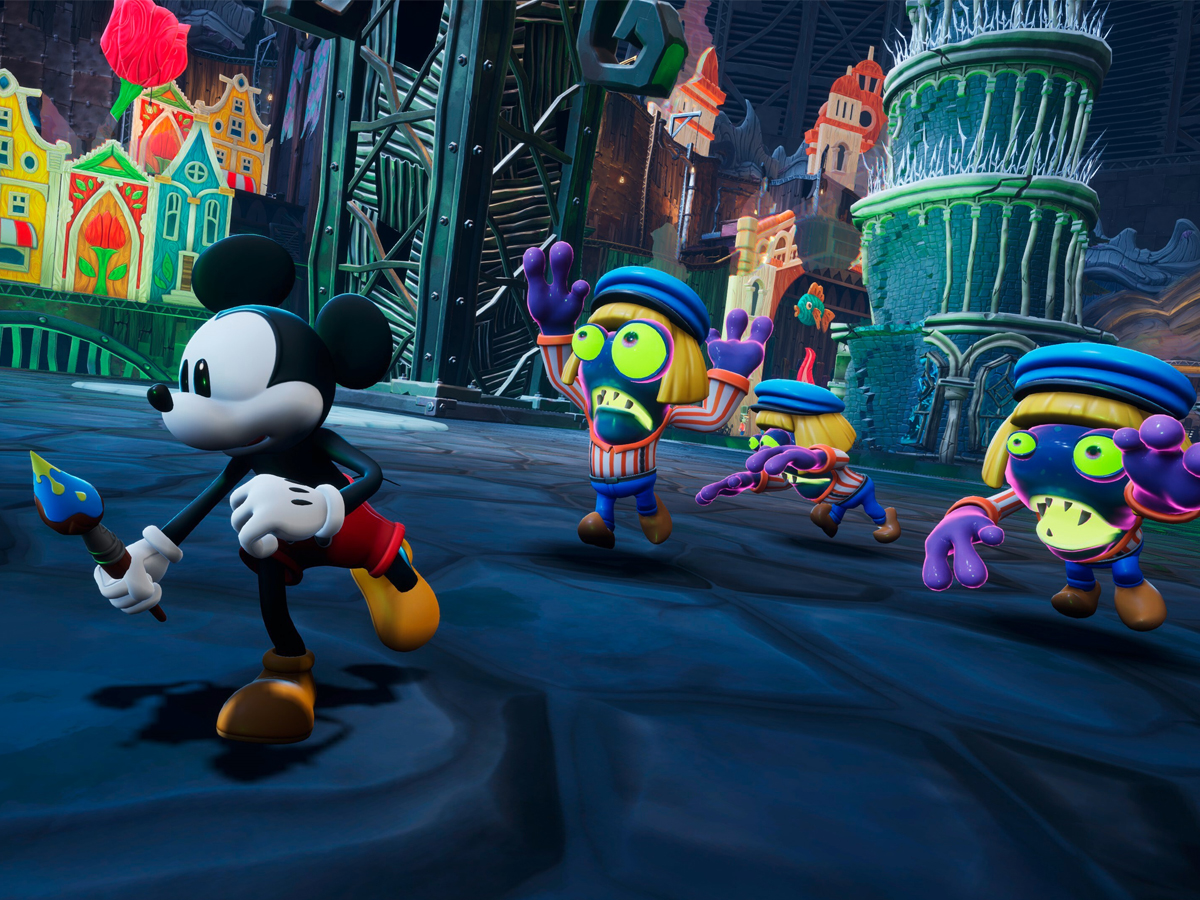 Zrzut ekranu screenshot z gry Disney Epic Mickey: Rebrushed