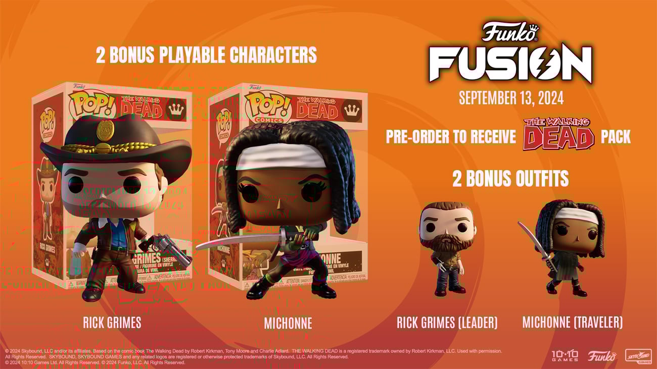 Grafika przedsprzedażowa do gry Funko Fusion