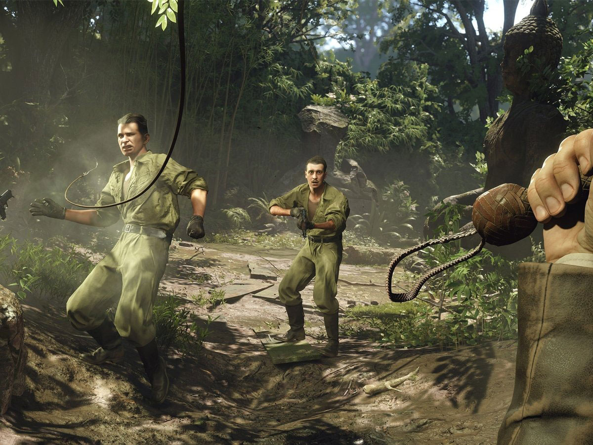 Zrzut ekranu screenshot z gry Indiana Jones i Wielki Krąg