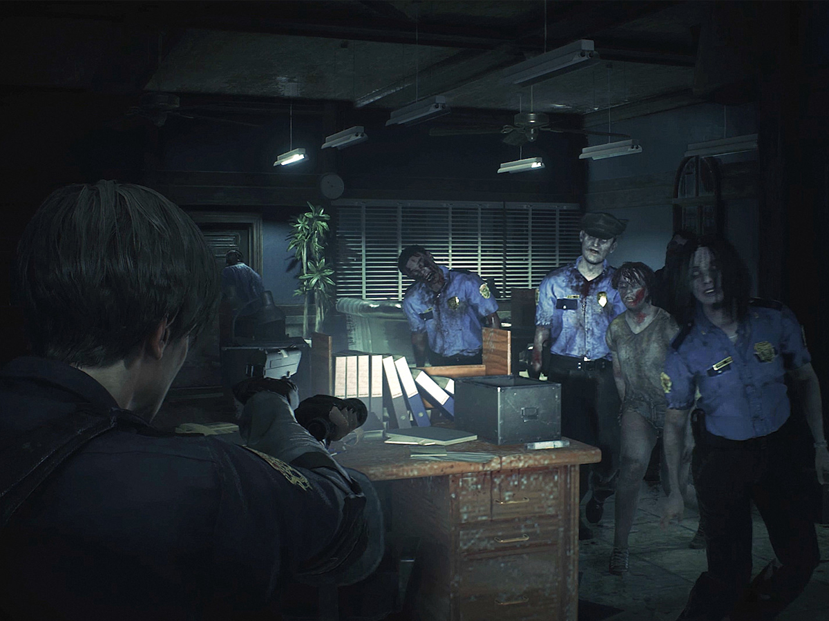 Zrzut ekranu screenshot z gry Resident Evil 2