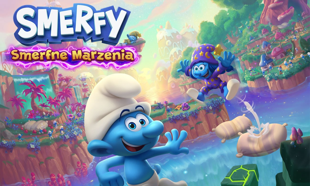 Grafika key art z gry Smerfy - Smerfne Marzenia