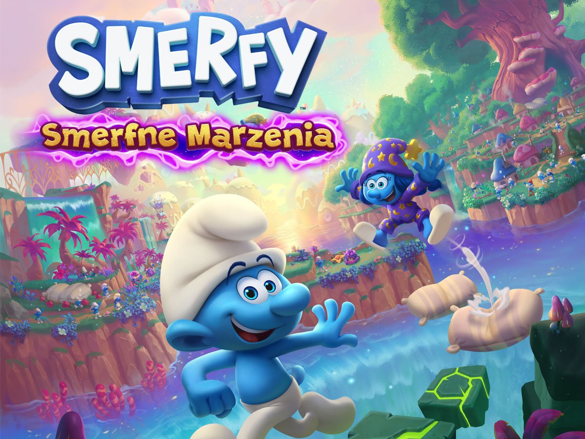 Grafika key art z gry Smerfy - Smerfne Marzenia
