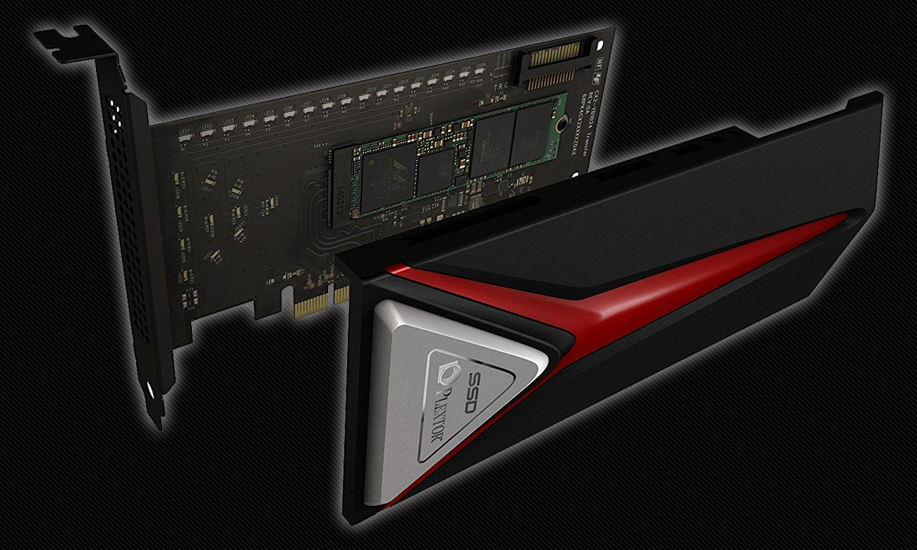 Plextor PX-128M8PeY żebra chłodzące