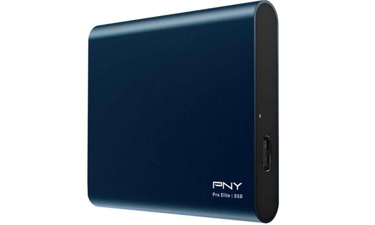 PNY Pro Elite CS2060 USB 3.2 Gen.2 Niebieski - Widok od przodu pod kątem