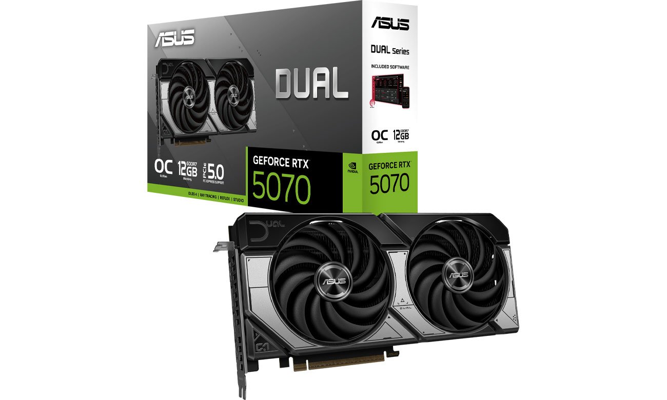 ASUS GeForce RTX 5070 Dual OC 12 GB GDDR7 DLSS4