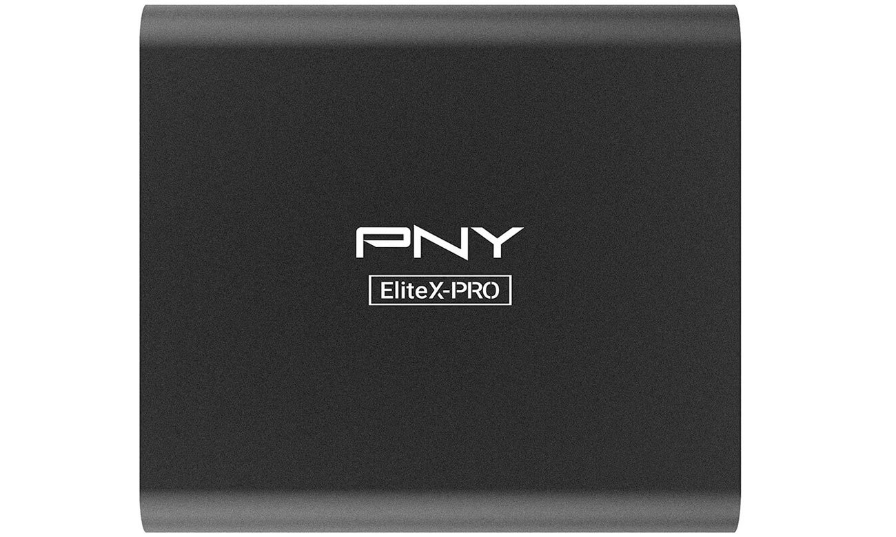 Dysk zewnętrzny SSD PNY Elite-X Pro Czarny - Widok od przodu