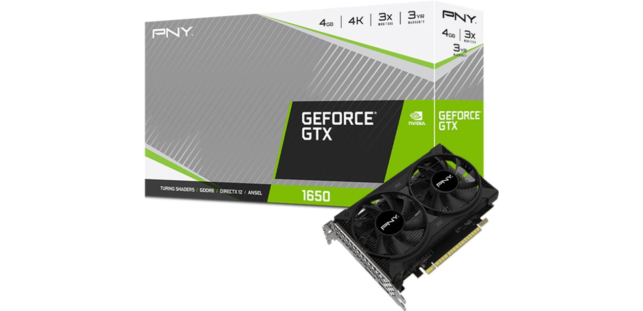 Karta graficzna NVIDIA PNY GeForce GTX 1650 4GB GDDR6 VCG16504D6DFPPB