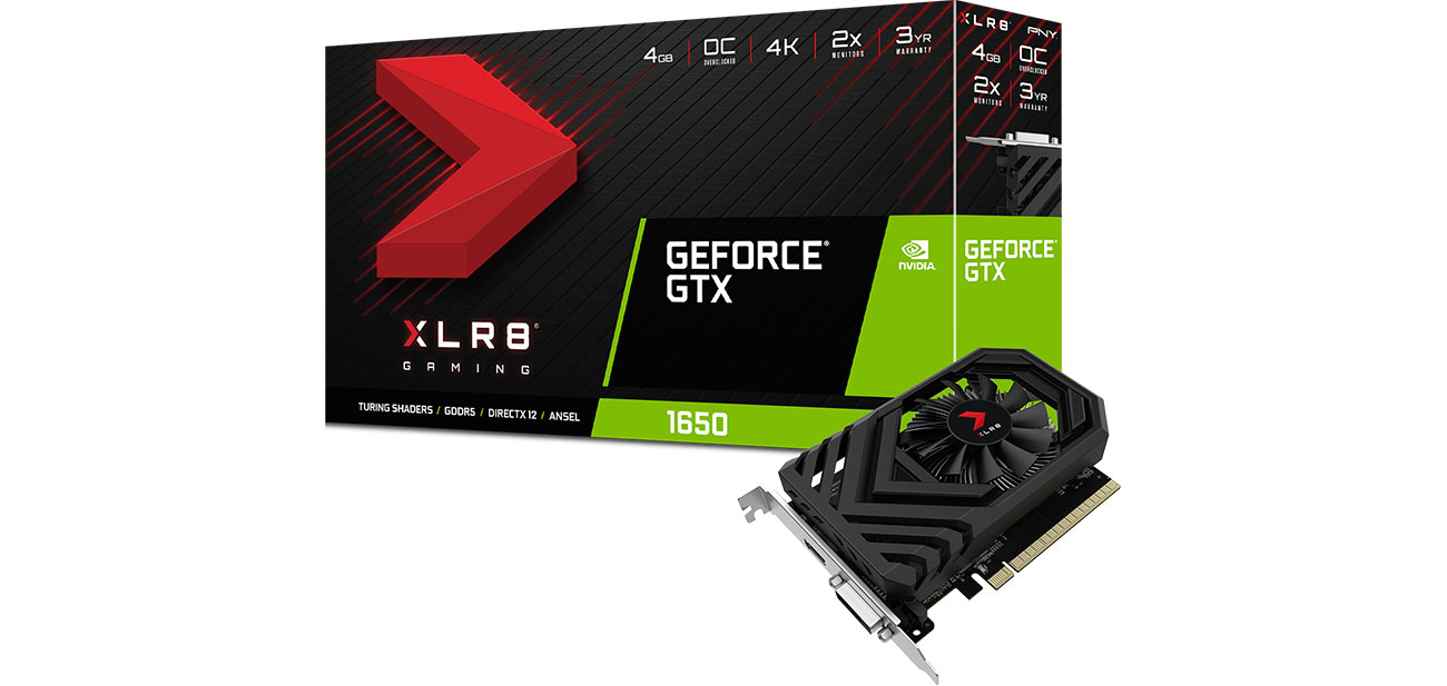 Karta graficzna NVIDIA PNY GeForce GTX 1650 XLR8 Gaming OC 4GB GDDR5