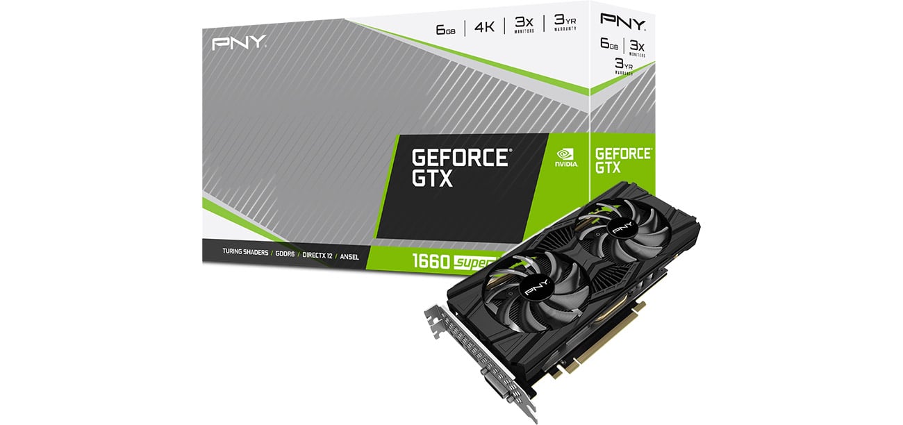 Karta graficzna NVIDIA PNY GeForce GTX 1660 SUPER Twin Fan 6GB GDDR6