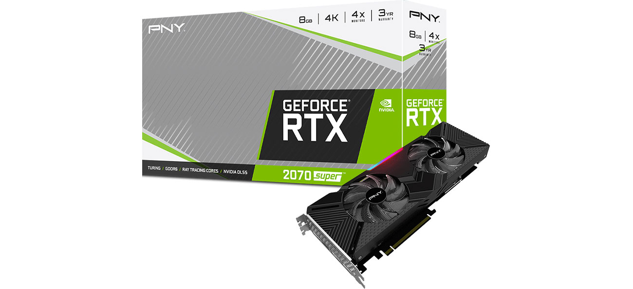 Karta graficzna NVIDIA PNY GeForce RTX 2070 SUPER Dual Fan 8GB GDDR6