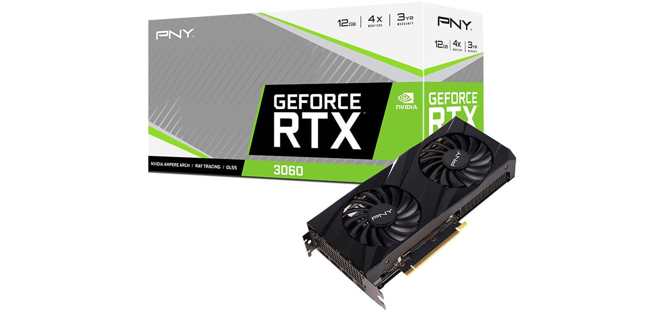 PNY GeForce RTX 3060 VERTO Dual Fan 12 GB GDDR6
