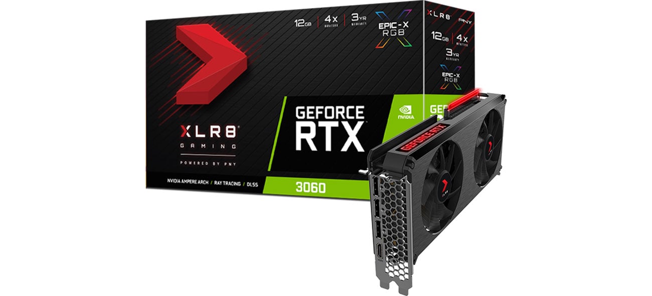 PNY GeForce RTX 3060 GAMING REVEL EPIC-X 12GB GDDR6 VCG306012DFXPPB