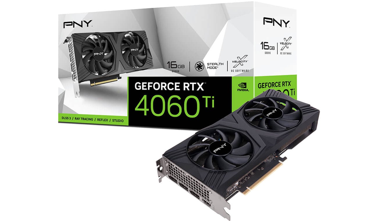 PNY GeForce RTX 4060 Ti VERTO Dual Fan 16 GB GDDR6