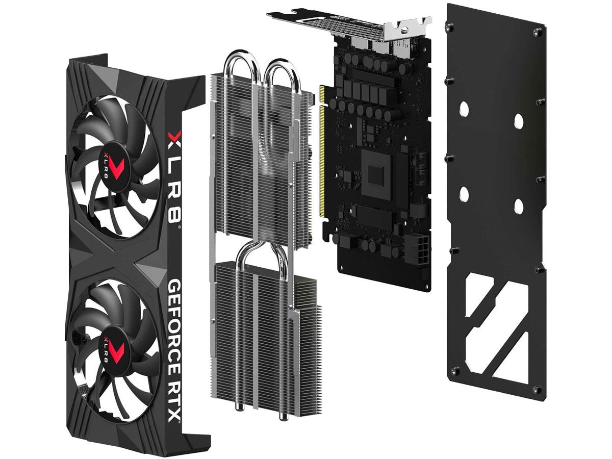 PNY GeForce RTX 4060 Ti Verto Dual Fan OC 8 GB GDDR6