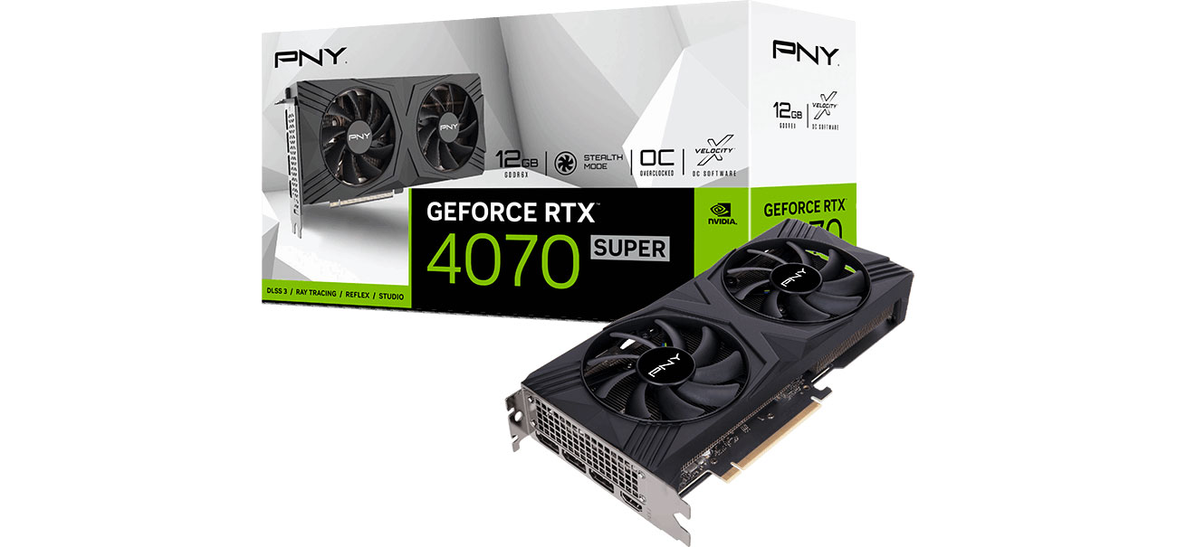 PNY GeForce RTX 4070 SUPER VERTO OC 12 GB GDDR6X