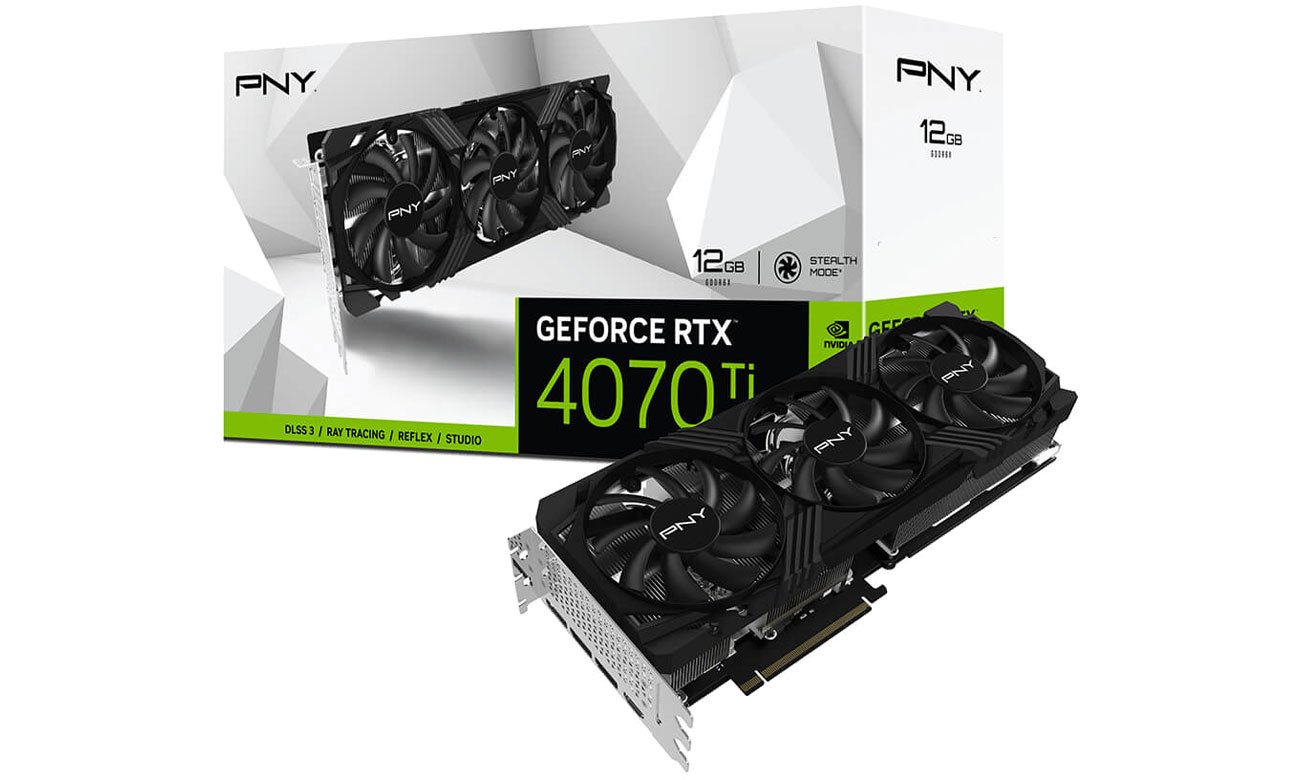 PNY GeForce RTX 4070 Ti VERTO Triple Fan Edition 12 GB GDDR6X
