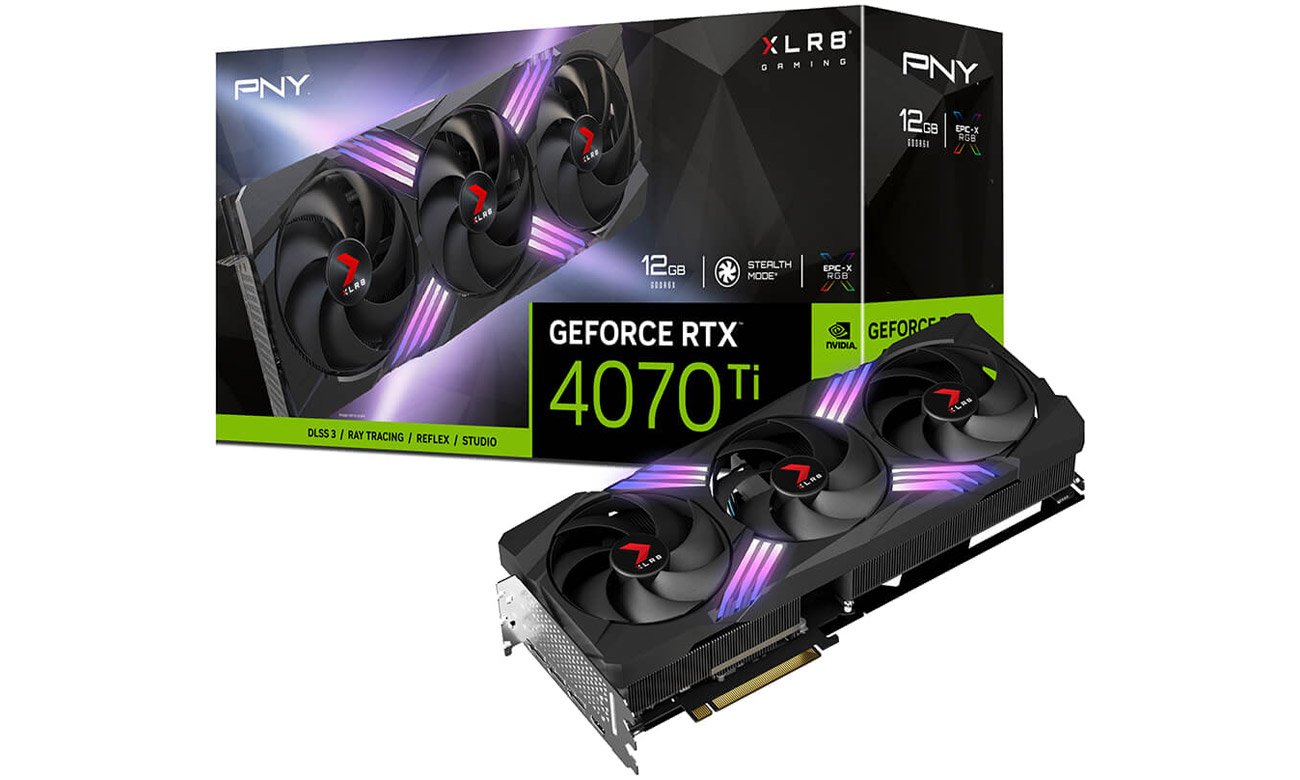 PNY GeForce RTX 4070 Ti XLR8 Gaming Verto 12 GB GDDR6X
