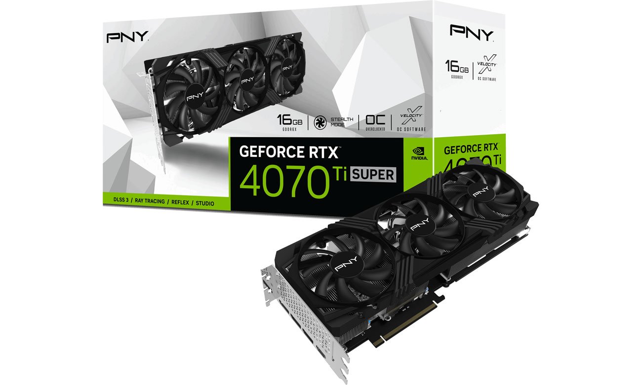 PNY RTX 4070 Ti SUPER VERTO OC 16 GB GDDR6X