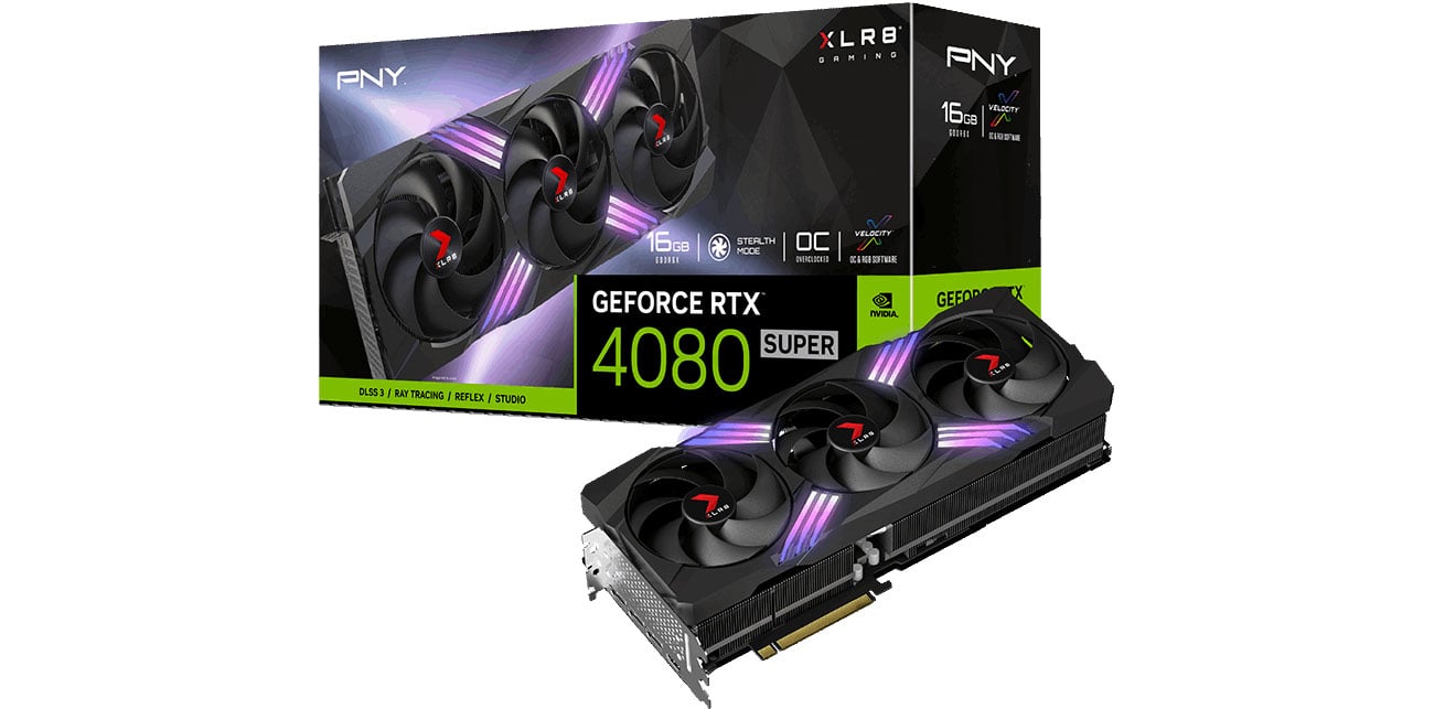 PNY RTX 4080 SUPER XLR8 Gaming VERTO EPIC-X RGB OC 16 GB GDDR6X