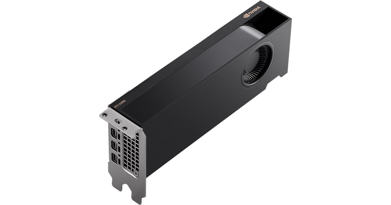 PNY Quadro RTX A2000 widok z boku