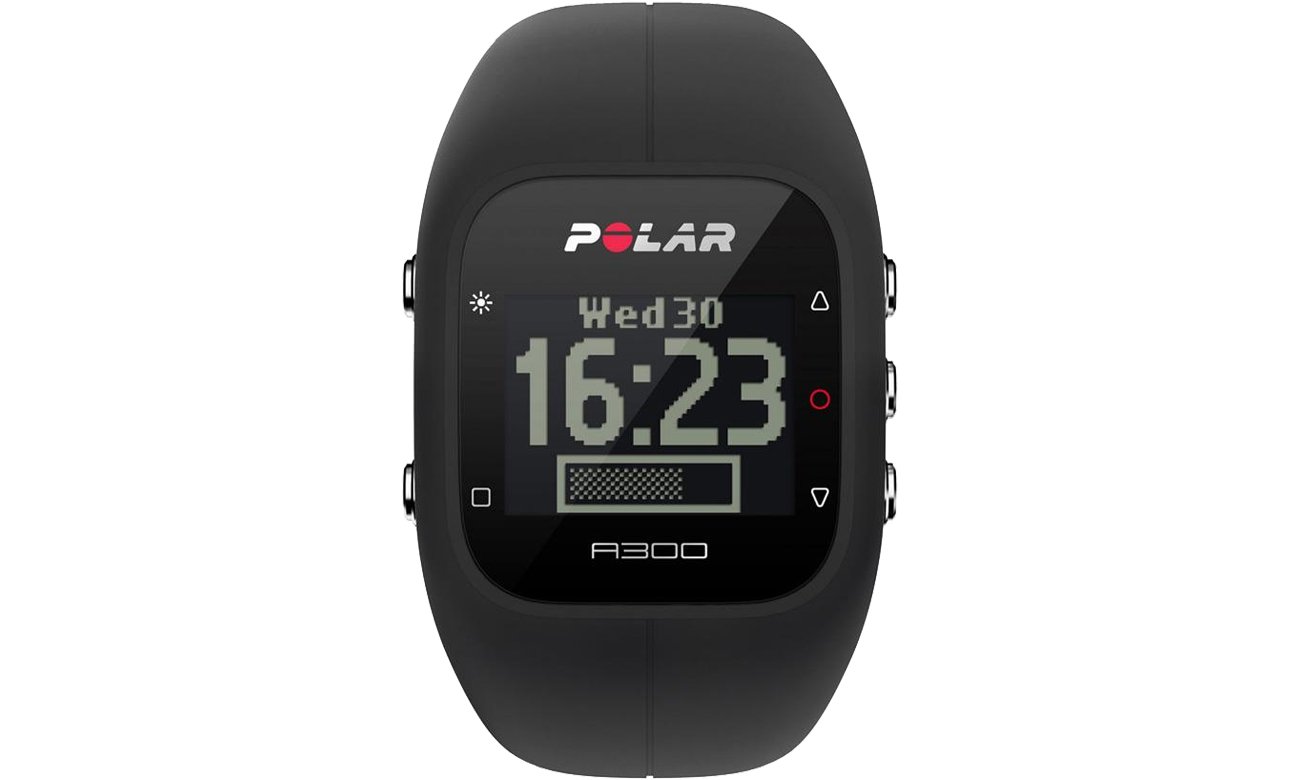 Polar A300 HR czarny widok ekranu