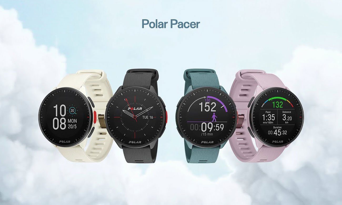 Polar Pacer kremowy kolory