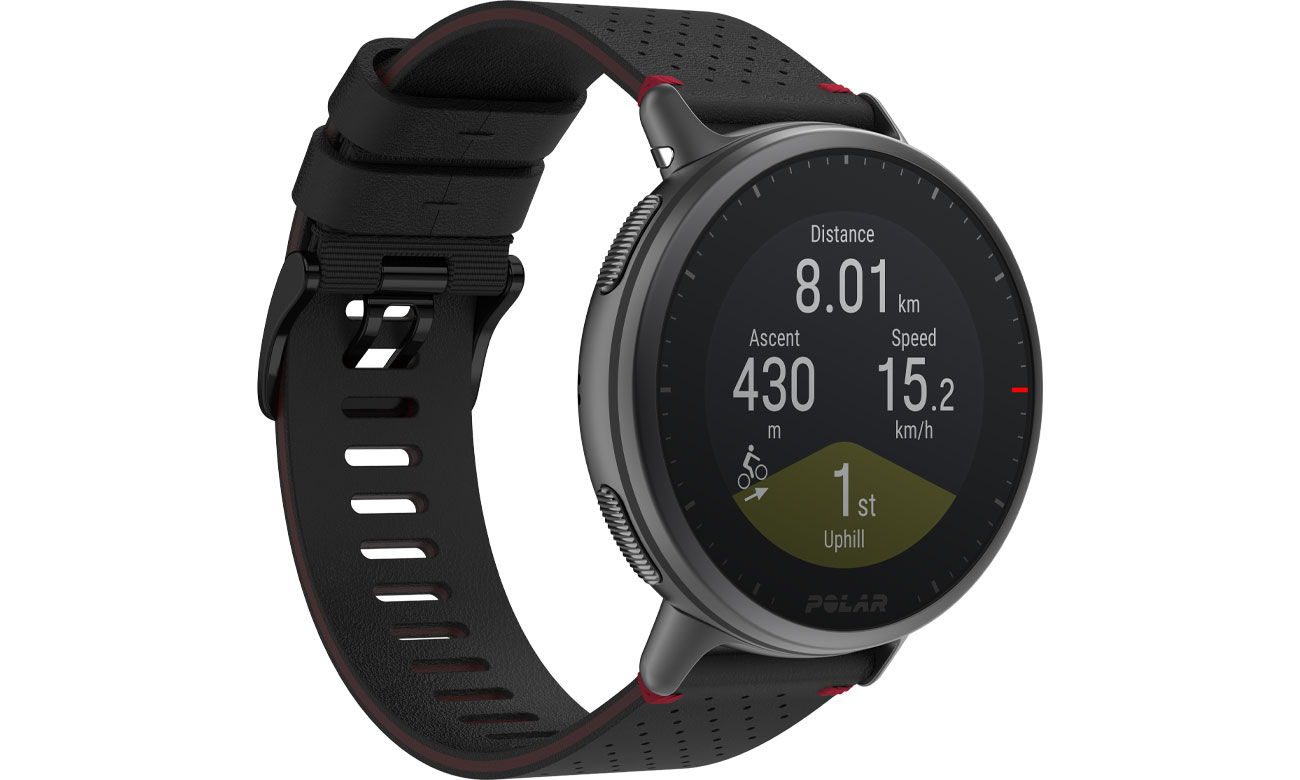 Zegarek sportowy Polar Vantage V2 SHIFT Edition Czarno-czerwony M/L