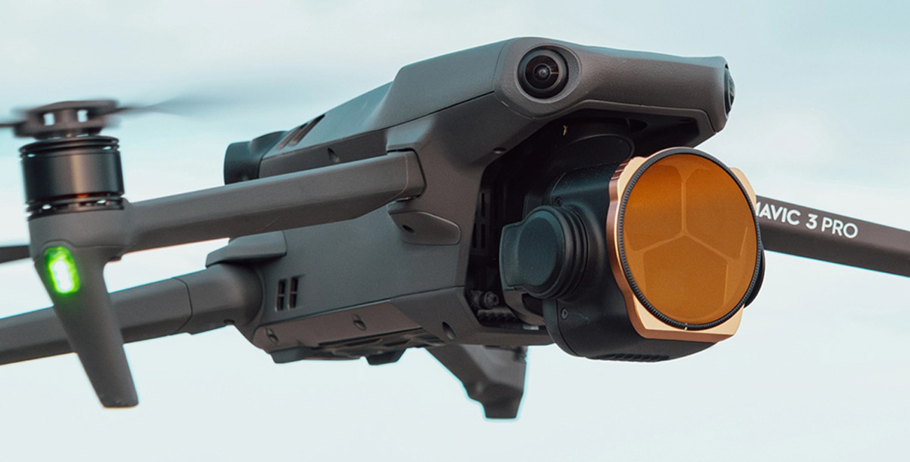 Filtr PolarPro CP do drona DJI Mavic 3 Pro - Grafika lifestyle